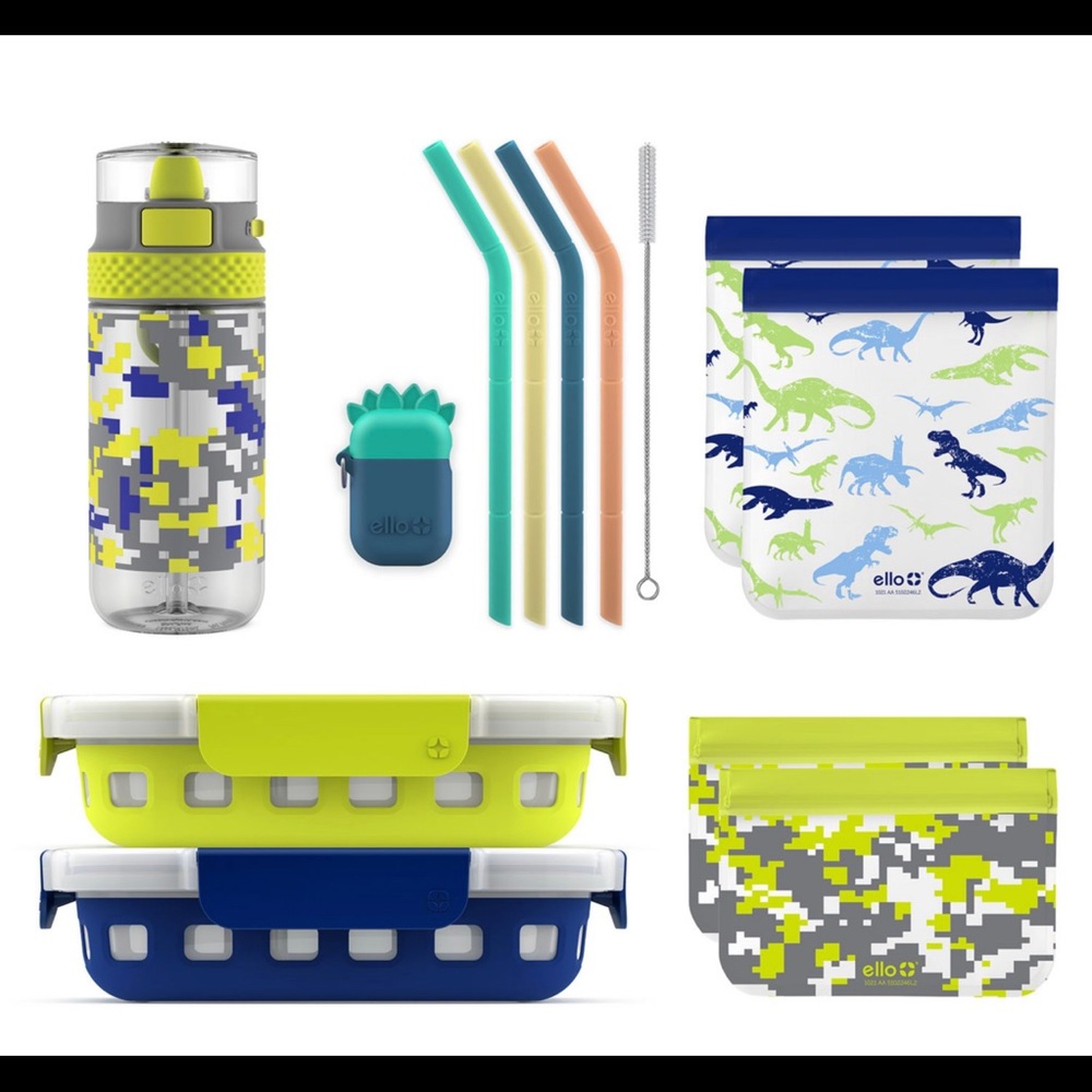 ello Eco-friendly 13-piece lunch pack set